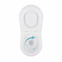 Унітаз підвісний Qtap Taurus безободковий з сидінням Soft-close QT2433084EUQW