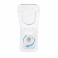 Унітаз підвісний Qtap Gemini безободковий з сидінням Soft-close QT2533076EUQW