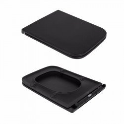 Унітаз підвісний Qtap Gemini безободковий з сидінням Soft-close QT2533076EUQMB
