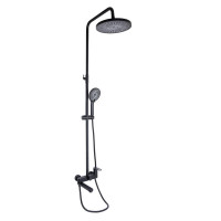 Душова система універсальна Qtap Jay на три споживача (з виливом) QTJAY111BLM45549 Black Matt Душова система універсальна Qtap Jay на три споживача (з виливом) QTJAY111BLM45549 Black Matt