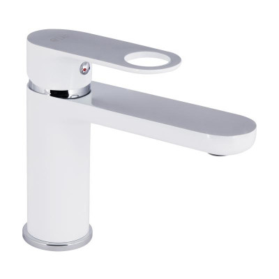 Змішувач для раковини Qtap Jay QTJAY270CRW45551 Chrome/White Змішувач для раковини Qtap Jay QTJAY270CRW45551 Chrome/White