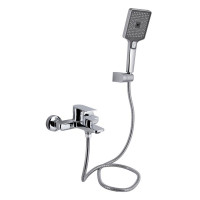 Змішувач для ванни Qtap Aries (з душовим гарнітуром) QTARI259CRM45559 Chrome Змішувач для ванни Qtap Aries (з душовим гарнітуром) QTARI259CRM45559 Chrome