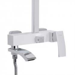 Душова система універсальна Qtap Swan Cascada на три споживача (з виливом) QTSWA111CRW45570 Chrome/White Душова система універсальна Qtap Swan Cascada на три споживача (з виливом) QTSWA111CRW45570 Chrome/White