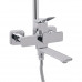 Душова система універсальна Qtap Presto на три споживача (з виливом) QTPRE111CRM45575 Chrome