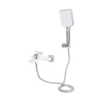 Змішувач для ванни Qtap Presto (з душовим гарнітуром) QTPRE259CRW45579 Chrome/White