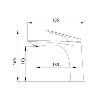 Змішувач для раковини Vlasta New QTVLA270CRM45640 Chrome Qtap