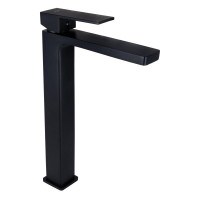 Змішувач для раковини Qtap Gemini високий QTGEM269BLM45678 Black Matt Змішувач для раковини Qtap Gemini високий QTGEM269BLM45678 Black Matt