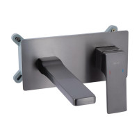 Змішувач для раковини Qtap Gemini прихованого монтажу QTGEM273GMB45695 Gunmetal Black PVD Змішувач для раковини Qtap Gemini прихованого монтажу QTGEM273GMB45695 Gunmetal Black PVD