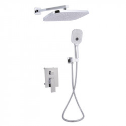 Душова система для душу Qtap Gemini прихованого монтажу на два споживача QTGEM113CRM45696 CRM