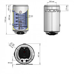Водонагрівач електричний комбінований Thermo Alliance вертикальний 120 л. т.о. 0,30 кв.м правий, мокрий ТЕН 2,0 кВт (CWH 12044 5S R) Водонагрівач електричний комбінований Thermo Alliance вертикальний 120 л. т.о. 0,30 кв.м правий, мокрий ТЕН 2,0 кВт (CWH 12044 5S R)