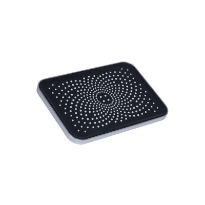 Лійка для верхнього душу Qtap Hlavova 260x180 мм прямокутна QTHLA107CRM45784 Chrome/Black Лійка для верхнього душу Qtap Hlavova 260x180 мм прямокутна QTHLA107CRM45784 Chrome/Black