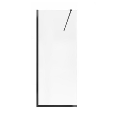 Душова перегородка Qtap Walk-In Standard BLM209.C8 90х200 см, скло Clear 8 мм, покриття CalcLess Душова перегородка Qtap Walk-In Standard BLM209.C8 90х200 см, скло Clear 8 мм, покриття CalcLess