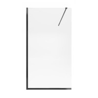 Душова перегородка Qtap Walk-In Standard BLM201.C8 100х200 см, скло Clear 8 мм, покриття CalcLess Душова перегородка Qtap Walk-In Standard BLM201.C8 100х200 см, скло Clear 8 мм, покриття CalcLess