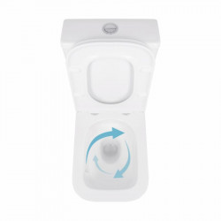 Унітаз-компакт Qtap Cardinal Ultra Quiet безободковий з сидінням Soft-close QT04222168AUQ3W
