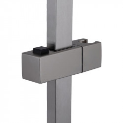 Душова стійка з тримачем універсальна Lidz Niagara 321 прямокутна LDNIA321NKS46113 Nickel Душова стійка з тримачем універсальна Lidz Niagara 321 прямокутна LDNIA321NKS46113 Nickel