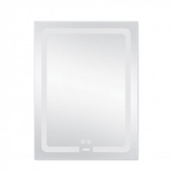 Дзеркало Lidz Kubis 600х800 з LED-підсвічуванням Touch, з антизапотіванням, з димером, рег. яскравості LD78LF9376080