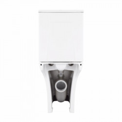 Унітаз-компакт Qtap Presto Quadro безободковий з сидінням Soft-close QT24221215AW