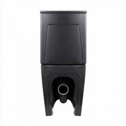 Унітаз підлоговий Qtap Scorpio Ultra Quiet безобідковий з сидінням Soft-close MATT BLACK QT14226088AMB