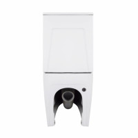 Унітаз підлоговий Qtap Robin New Ultra Quiet безобідковий з сидінням Soft-close WHITE QT13226083AW