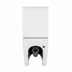 Унітаз підлоговий Qtap Robin New Ultra Quiet безобідковий з сидінням Soft-close WHITE QT13226083AW