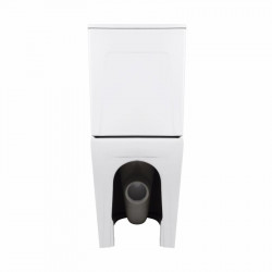 Унітаз підлоговий Qtap Virgo Ultra Quiet безобідковий з сидінням Soft-close WHITE QT18226092AW