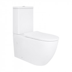 Унітаз підлоговий Qtap Grand Ultra Quiet безобідковий з сидінням Soft-close WHITE QT26228301W