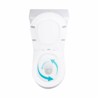 Унітаз підлоговий Qtap Grand Ultra Quiet безобідковий з сидінням Soft-close WHITE QT26228301W