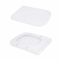 Унітаз підлоговий Qtap Stenava Rimless безобідковий з сидінням Soft-close WHITE QT27228303W