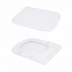 Унітаз-моноблок підлоговий Qtap Kolibri Ultra Quiet безобідковий з сидінням Soft-close WHITE QT10226380W