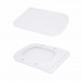 Унітаз підлоговий Qtap Aries Rimless безобідковий з сидінням Soft-close WHITE QT03228302W