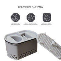 Лоток с клапаном Qtap Scorpio для трапа из нержавеющей стали Лоток с клапаном Qtap Scorpio для трапа из нержавеющей стали