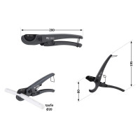 Труборіз Thermo Alliance STD-001 для пластикових труб Ø16-25, лезо з тефл.покриттям