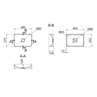 Раковина-чаша Qtap Tern 480х370х135 Matt black QT176069MB Раковина-чаша Qtap Tern 480х370х135 Matt black QT176069MB