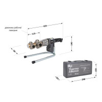 Паяльник для пластикових труб Thermo Alliance STD-102 Ø20-32 (автоматичний 700W)