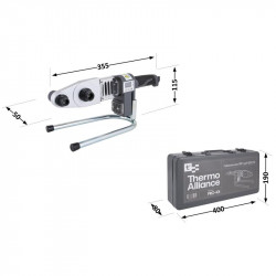 Паяльник для пластикових труб Thermo Alliance PRO-101 Ø20-32 (автоматичний з дісплеєм, 600W) Паяльник для пластикових труб Thermo Alliance PRO-101 Ø20-32 (автоматичний з дісплеєм, 600W)