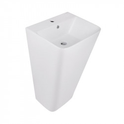Раковина для підлоги моноблок Qtap Tern 440х380х830mm White QT1711G302WN Раковина для підлоги моноблок Qtap Tern 440х380х830mm White QT1711G302WN