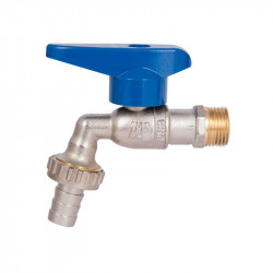 Кран кульовий для поливу Icma 598 1/2"З (з антизамерзанням) ручка алюмінієва