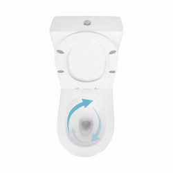 Унітаз підлоговий Qtap Jay Ultra Quiet з сидінням Soft-close 640x360x835 мм QT07222175TW White