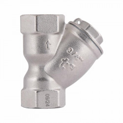 Фільтр грубої очистки Thermo Alliance Forte 3/4"ВВ нікель для води косий TAF124W20 Фільтр грубої очистки Thermo Alliance Forte 3/4"ВВ нікель для води косий TAF124W20