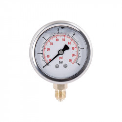 Манометр із гліцерином Thermo Alliancе Forte 6 бар, 1/4"З, нижнє підключення TAF170G6B