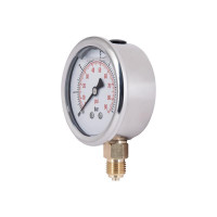 Манометр із гліцерином Thermo Alliancе Forte 6 бар, 1/4"З, нижнє підключення TAF170G6B Манометр із гліцерином Thermo Alliancе Forte 6 бар, 1/4"З, нижнє підключення TAF170G6B