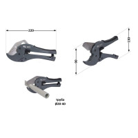 Труборіз Thermo Alliance STD-003 для пластикових труб d20-40, лезо нерж. сталь