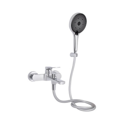 Змішувач для ванни Qtap Slavonice (з душовим гарнітуром) QTSLV259CRM48034 Chrome Змішувач для ванни Qtap Slavonice (з душовим гарнітуром) QTSLV259CRM48034 Chrome