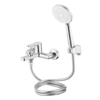 Змішувач латунний для ванни Lidz Astra 006 (з душовим гарнітуром) (k35) LDAST006CRM48087 Chrome Змішувач латунний для ванни Lidz Astra 006 (з душовим гарнітуром) (k35) LDAST006CRM48087 Chrome