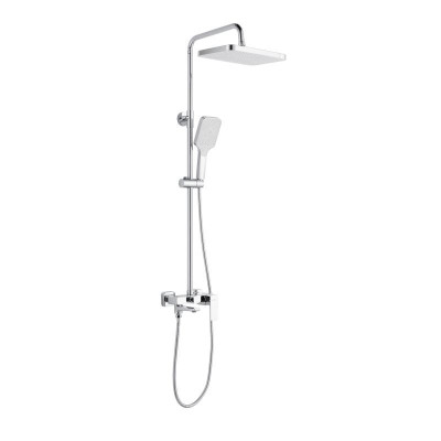 Душова система латунна універсальна Lidz Orion 1030 на три споживача (з виливом) (k35) LDORI1030CRM48092 Chrome