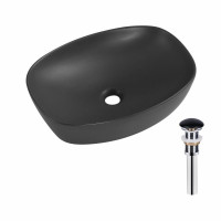 Раковина накладна Qtap Robin 500х380х140 мм, Anthracite, прямокутна, з донним клапаном QT04116302AN Раковина накладна Qtap Robin 500х380х140 мм, Anthracite, прямокутна, з донним клапаном QT04116302AN