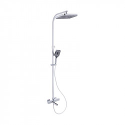 Душова система універсальна Qtap Sloup термостатична на три споживача (з виливом) QTSLO51103OC48217 Chrome Душова система універсальна Qtap Sloup термостатична на три споживача (з виливом) QTSLO51103OC48217 Chrome