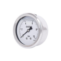 Манометр гліцериновий Thermo Alliancе Forte d63 мм, 1/4"З із заднім підключенням (латун.) 0-10 бар TAF171G10B Манометр гліцериновий Thermo Alliancе Forte d63 мм, 1/4"З із заднім підключенням (латун.) 0-10 бар TAF171G10B