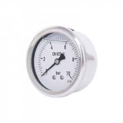 Манометр гліцериновий Thermo Alliancе Forte d63 мм, 1/4"З із заднім підключенням (латун.) 0-10 бар TAF171G10B