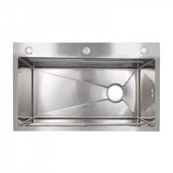 Lidz Handmade H7545 Мийка для кухні інтегрована Decor Honeycomb 3,0/1,0 мм LDH7545DEC48372